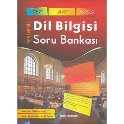 Tercih Akademi TYT AYT KPSS Dil Bilgisi Soru Bankası