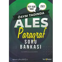 2021 ALES Paragraf Soru Bankası Tercih Akademi Yayınları