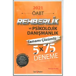 Tercih Akademi 2021 ÖABT Rehberlik ve Psikolojik Danışmanlık Çözümlü 5×75 Deneme