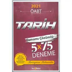 2021 ÖABT Tarih Çözümlü 5x75 Deneme Tercih Akademi
