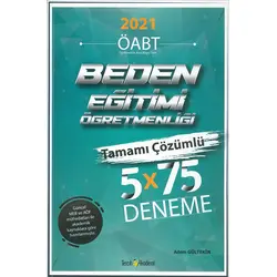 2021 ÖABT Beden Eğitimi Öğretmenliği Çözümlü 5x75 Deneme Tercih Akademi