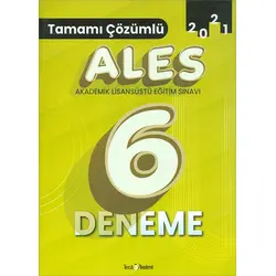2021 ALES Tamamı Çözümlü 6 Deneme Tercih Akademi