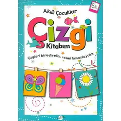 Çizgi Kitabım 5 Yaş - Akıllı Çocuklar - Kolektif - Kukla Yayınları