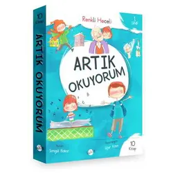 1. Sınıf - Artık Okuyorum 10 Kitap (Renkli HECELİ) - Kolektif - Kukla Yayınları