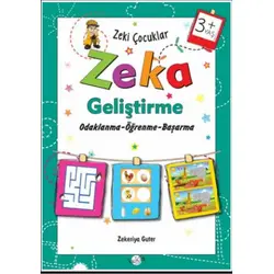 Zeki Çocuklar Zeka Geliştirme +3 Yaş - Zekeriya Guter - Kukla Yayınları