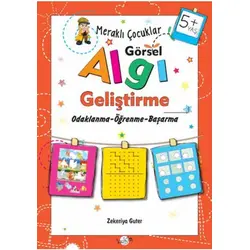 Meraklı Çocuklar Görsel Algı Geliştirme 5+ Yaş - Zekeriya Guter - Kukla Yayınları