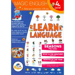 6-8 Yaş Learn Language 4.Level - Minik Flipper