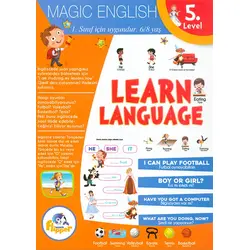 6-8 Yaş Learn Language 5.Level - Minik Flipper