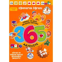 Turuncu Kitap 3-6 Yaş Aktivite Kitabı - Minik Flipper