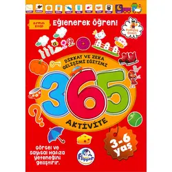 Kırmızı Kitap 3-6 Yaş Aktivite Kitabı - Minik Flipper