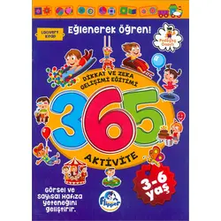 Lacivert Kitap 3-6 Yaş Aktivite Kitabı - Minik Flipper