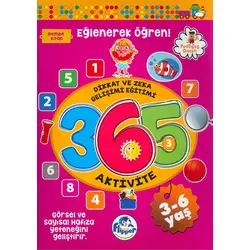 Pembe Kitap 3-6 Yaş Aktivite Kitabı - Minik Flipper