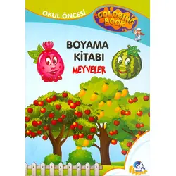 Meyveler - Boyama Kitabı - Minik Flipper