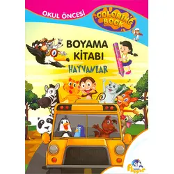 Hayvanlar - Boyama Kitabı - Minik Flipper