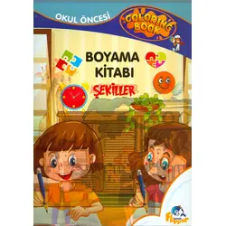 Şekiller Boyama Kitabı - Minik Flipper