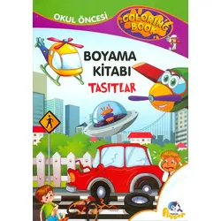 Taşıtlar - Boyama Kitabı - Minik Flipper