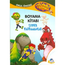 Süper Kahramanlar - Boyama Kitabı - Minik Flipper