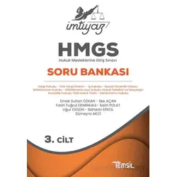 İmtiyaz HMGS Soru Bankası 3. Cilt - Bahadır Erkol - Temsil Kitap