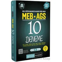2025 MEB-AGS Tamamı Çözümlü 10 Deneme - Kollektif - Pegem Akademi Yayıncılık