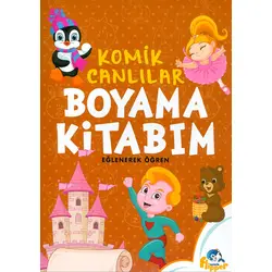 Komik Canlılar Boyama Kitabım - Minik Flipper