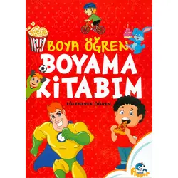 Boya Öğren Boyama Kitabım - Minik Flipper