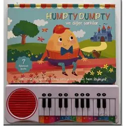 İlk Piyano Kitabım - Humpty Dumpty ve Diğer Şarkılar - Kolektif - Uçan Fil Yayınları