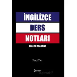 İngilizce Ders Notları - FerdiTan - İkinci Adam Yayınları