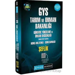 2025 GYS Tarım ve Orman Bakanlığı Görevde Yükselme Sınavlarına Hazırlık Konu Anlatımlı Soru Bankası