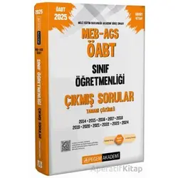 2025 MEB-AGS-ÖABT Sınıf Öğretmenliği Tamamı Çözümlü Çıkmış Sorular
