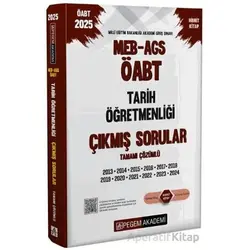 2025 MEB-AGS-ÖABT Tarih Öğretmenliği Çıkmış Sorular - Kollektif - Pegem Akademi Yayıncılık