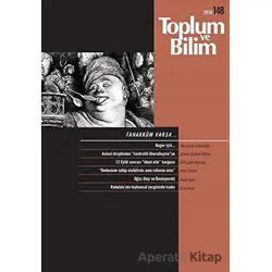 Toplum ve Bilim Dergisi Sayı: 148 - İletişim Yayınevi