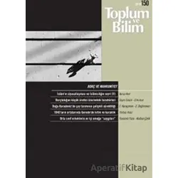 Toplum ve Bilim Dergisi Sayı: 150 - İletişim Yayınevi