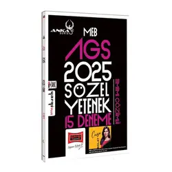 Yargı Yayınları 2025 MEB-AGS Anka Serisi Sözel Yetenek Tamamı Çözümlü 15 Deneme