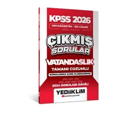 Yediiklim 2026 KPSS Ortaöğretim Ön Lisans Genel Kültür Vatandaşlık Tamamı Çözümlü Çıkmış Sorular