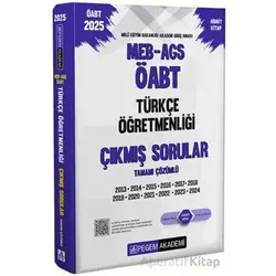 2025 MEB-AGS-ÖABT Türkçe Öğretmenliği Çıkmış Sorular - Kollektif - Pegem Akademi Yayıncılık