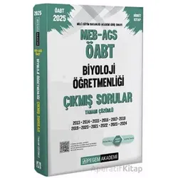 2025 MEB-AGS-ÖABT Biyoloji Öğretmenliği Tamamı Çözümlü Çıkmış Sorular