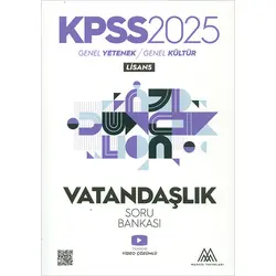 2025 KPSS Vatandaşlık Soru Bankası Marsis Yayınları