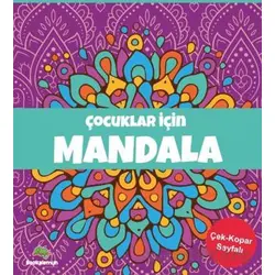 Çocuklar İçin Mandala-Mor - Emre Aslan - Bookalemun Yayınevi