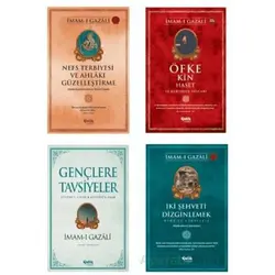 İmam Gazali Nefs Terbiyesi Seti (4 Kitap) - İmam Gazali - Çelik Yayınevi