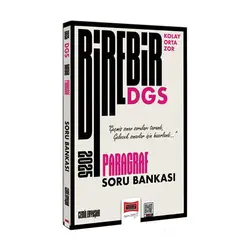 Yargı Yayınları 2025 DGS Birebir Serisi Kolay-Orta-Zor Paragraf Soru Bankası