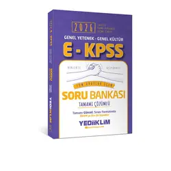 2026 E-KPSS Genel Yetenek Genel Kültür Tüm Adaylar İçin Tamamı Çözümlü Soru Bankası
