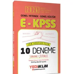 2026 EKPSS Genel Yetenek Genel Kültür Tüm Adaylar İçin Tamamı Çözümlü 10 Deneme