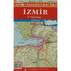 Yolmap İzmir İl Haritası MepMedya Yayınları
