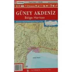 Yolmap Güney Akdeniz Bölge Haritası MepMedya Yayınları