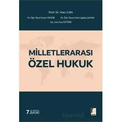 Milletlerarası Özel Hukuk - Hacı Can - Adalet Yayınevi