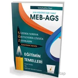 MEB - AGS Hazırlık Eğitimin Temelleri Söz Kazanacaksın Soru Bankası