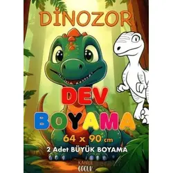 Dinozor Dev Boyama - Kollektif - Kabile Çocuk