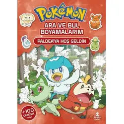 Pokemon-Ara ve Bul Boyamalarım – Paldea’ya Hoş Geldin - Kolektif - Doğan Çocuk