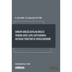 Avrupa Birliği Katılım Öncesi Yardım Aracı (IPA) Kapsamında AB Proje Yönetimi ve Vergilendirme
