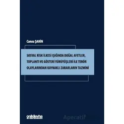 Sosyal Risk İlkesi Işığında Doğal Afetler, Toplantı ve Gösteri Yürüyüşleri ile Terör Olaylarından Ka